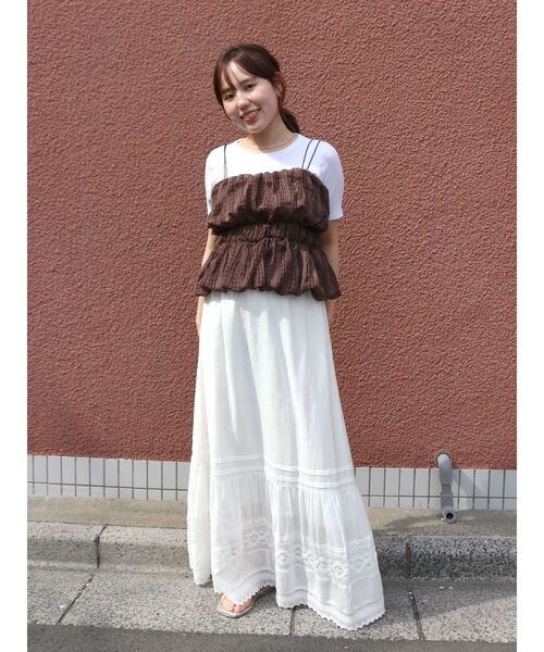 Ungrid tシャツ ビスチェセットTee レディース : ZOZOTOWN Yahoo