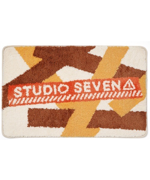 STUDIOSEVEN ラグマット STUDIO SEVEN ラグ ラグマット Caution Rug「STUDIOSEVEN/スタジオ