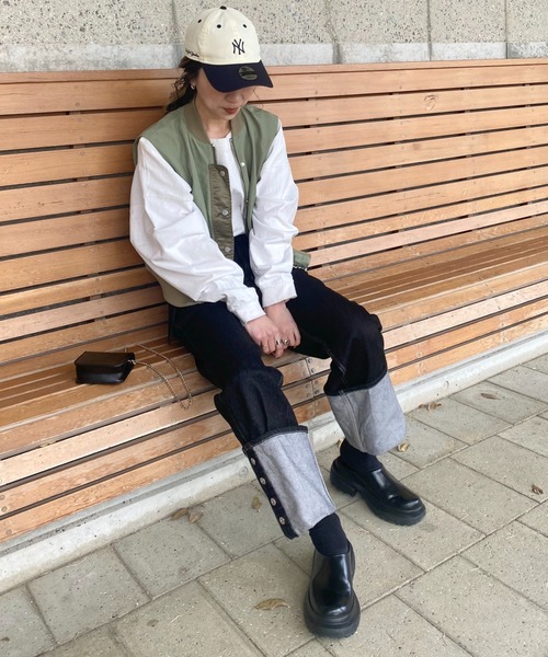 I-SOOK（アイスー） ma1 ma-1 MA-1ベスト (kiharu original