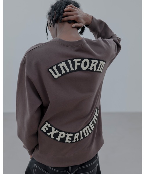 uniform experiment トレーナー スウェット CHENILLE SWEATSHIRT