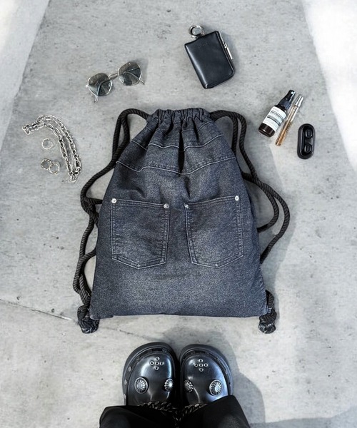 DEVICE（デバイス） デイバック リュック ウォッシュ デニム リュック