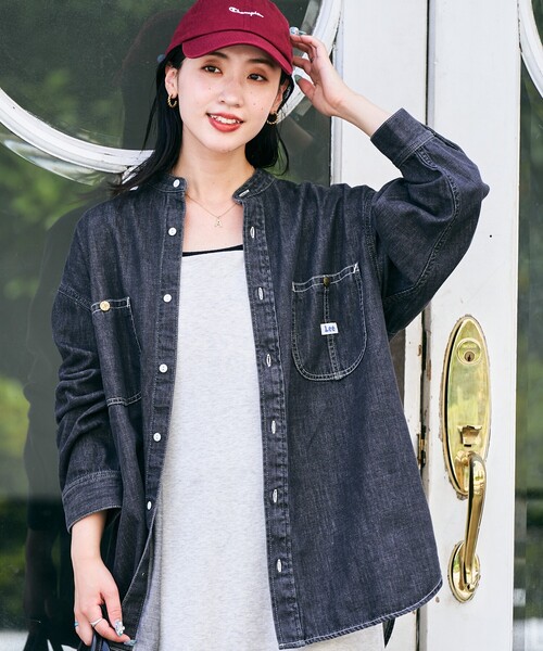 ブラウス シャツ 限定展開 Lee/リー 別注 チュニック デニム シャツ レディース | FREAK'S STORE | 04