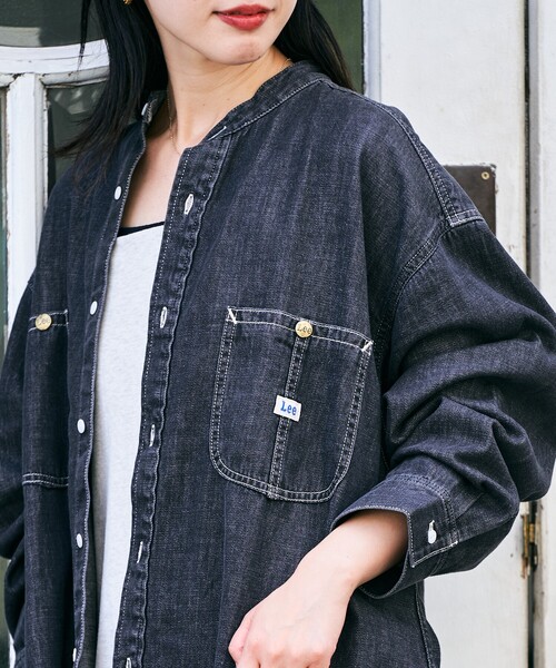 ブラウス シャツ 限定展開 Lee/リー 別注 チュニック デニム シャツ レディース | FREAK'S STORE | 06