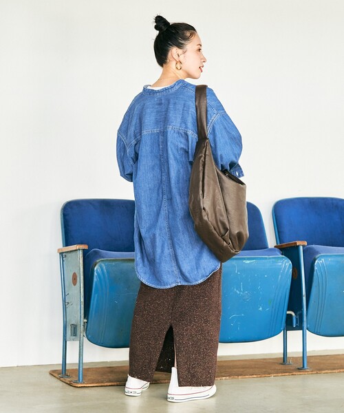 ブラウス シャツ 限定展開 Lee/リー 別注 チュニック デニム シャツ レディース | FREAK'S STORE | 17