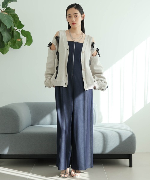 LADYMADE（レディメイド） カーディガン ホールリボンニット