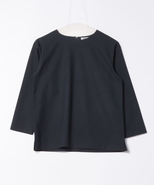 NEWYORKER tシャツ ストレッチトリコット バックファスナー7分袖