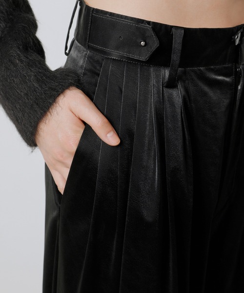 IRENE パンツ シルキーライトレザートラウザー / Silky Light Leather 