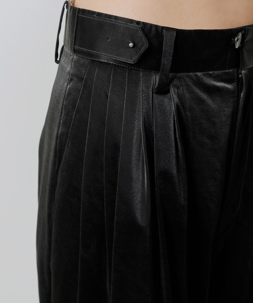 IRENE パンツ シルキーライトレザートラウザー / Silky Light Leather 