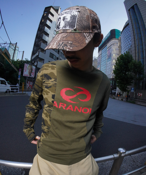【底値】paranoid パラノイド サーマル 長袖Tシャツ ロンT（黒） 底値】paranoid パラノイド サーマル 長袖Tシャツ ロンT（黒