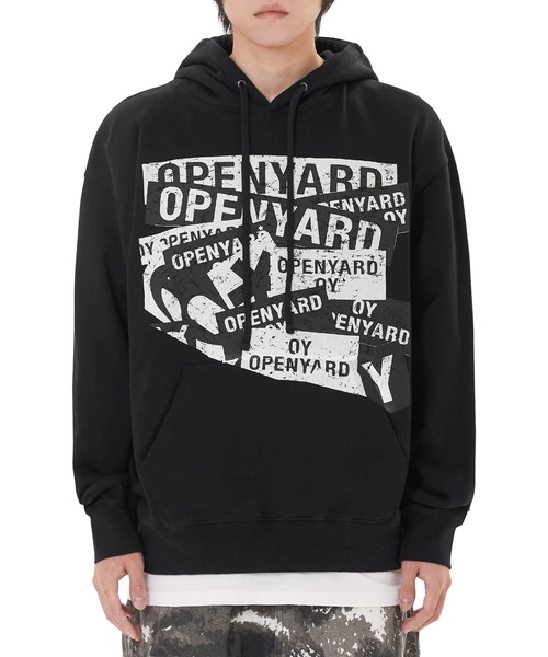パーカー 「OY/オーワイ」 ALL OVER LOGO HOODIE/オールオーバーロゴ フーディー レディース メンズ