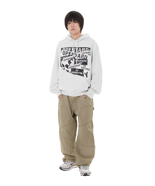 パーカー 「OY/オーワイ」 ALL OVER LOGO HOODIE/オールオーバーロゴ フーディー レディース メンズ OY パーカー 「OY/オーワイ」 ALL OVER LOGO HOODIE/オール