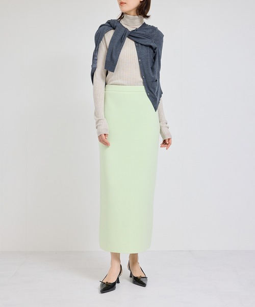 ロペ（ROPE’）/【J’aDoRe・店舗限定】ハイゲージウールスムースIラインニットスカート/セットアップ対応 ROPE'（ロペ） スカート 「J'aDoRe・店舗限定」ハイゲージウール