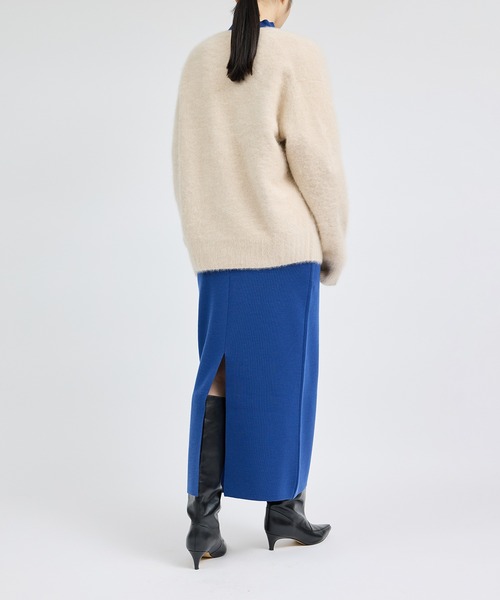 ロペ（ROPE’）/【J’aDoRe・店舗限定】ハイゲージウールスムースIラインニットスカート/セットアップ対応 ROPE'（ロペ） スカート 「J'aDoRe・店舗限定」ハイゲージウール