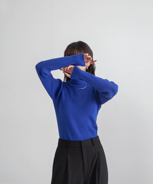 ニット セーター カラフルハイネックニット レディース : ZOZOTOWN