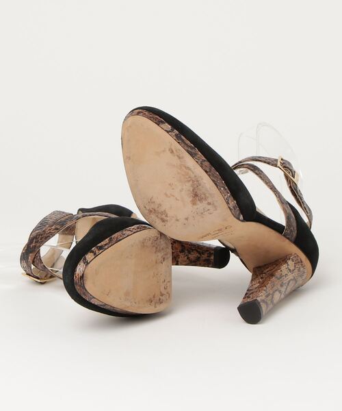 新品 大人気商品  「JIMMY CHOO JIMMY CHOO」 ブラック 37.5 ヒールサンダル 靴