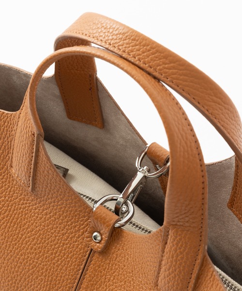 Cilili ブラウンレザー ハンドバッグ IL CIELO（イルチェロ） ハンドバッグ イタリアンレザー ハンドバッグ