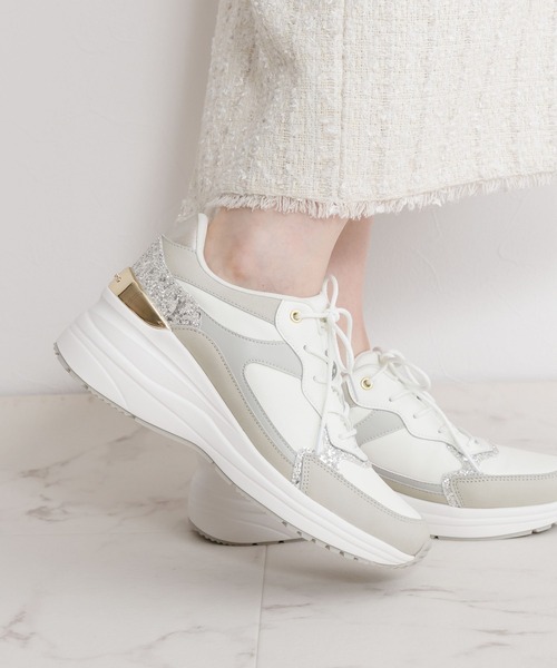 HIMIKO スニーカー 「HIMIKO」「撥水」美脚ヒールアップスニーカー