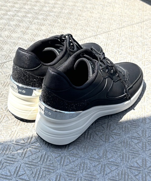 HIMIKO スニーカー 「HIMIKO」「撥水」美脚ヒールアップスニーカー