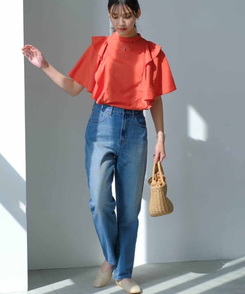 ブラウス シャツ ダブルフリルブラウス レディース ITEMS URBANRESEARCH ブラウス シャツ ダブルフリルブラウス