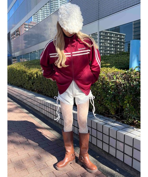 WC ジャージ 「2025春夏新作」レースライントラックジャケット