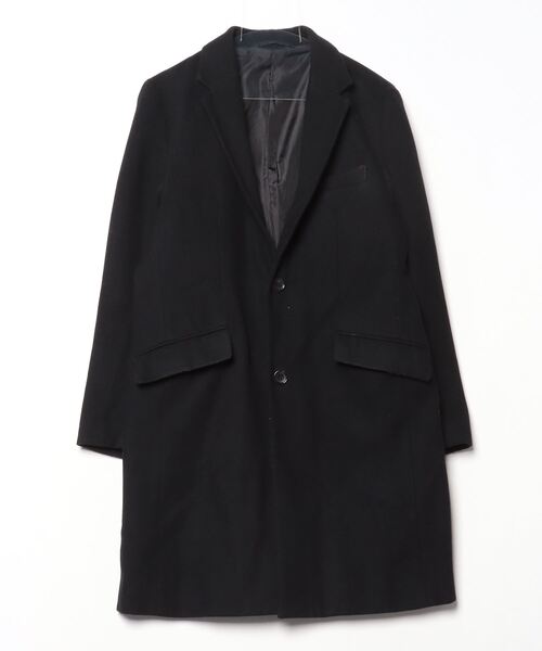 SENSE OF PLACE by URBAN RESEARCH チェスターコート MEDIUM ブラック