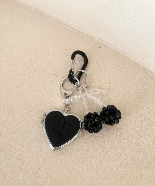 Me%（ミィパーセント） キーホルダー ビーズサクランボキーチャーム
