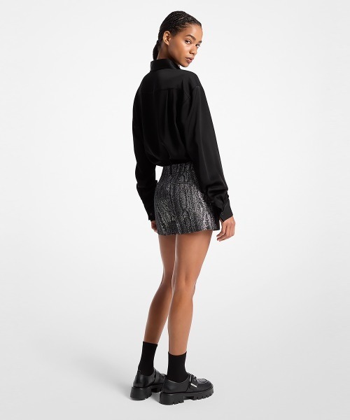 MICHAEL KORS（マイケルコース） パンツ メタリック モワレ ショート