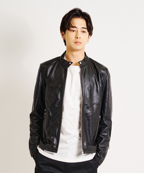 JACKROSE 黒 レザージャケット JACKROSE（ジャックローズ） レザージャケット S ブラック メンズ