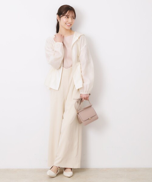Couture broochうす軽アウターバックフリルシアーブルゾン　36 Couture Brooch ブルゾン アウター 「ロングシーズン対応！うす