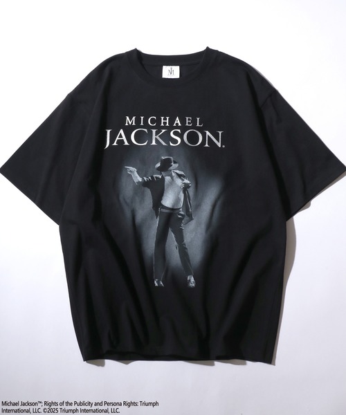 2560　マイケルジャクソン　レディース　Ｔシャツ　黒　Ｓ 2560 マイケルジャクソン レディース Tシャツ 黒 S