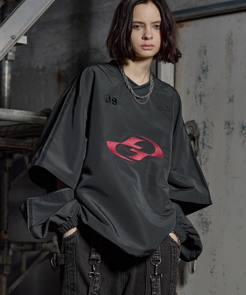 ERAR tシャツ 「ERAR」ジップアーム3wayプルオーバーハイギミック