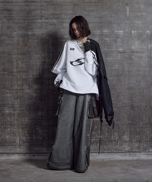 ERAR tシャツ 「ERAR」ジップアーム3wayプルオーバーハイギミック