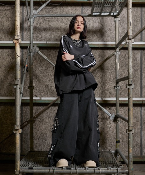 ERAR tシャツ 「ERAR」ジップアーム3wayプルオーバーハイギミック