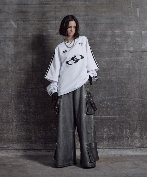 ERAR tシャツ 「ERAR」ジップアーム3wayプルオーバーハイギミック