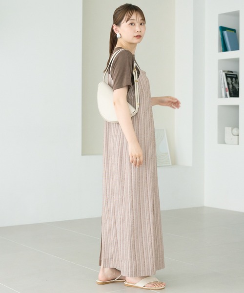 LAVEANGE（ラビアンジェ） ワンピース ストライプジャガードキャミ