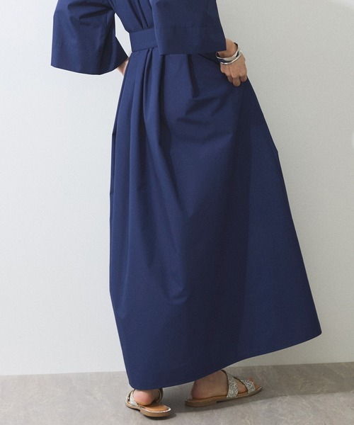 アルアバイル　シャツワンピース　ロング　ベルト　Aライン　2way Amazon.co.jp: [アダムエロペ] WEB限定 2WAYベルトAラインシャツ