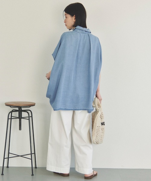 ブラウス シャツ Dali soft denim shirt ダリソフトデニムシャツ レディース 楽天市場】デニムシャツ レディース 長袖 春夏 デニム シャツ