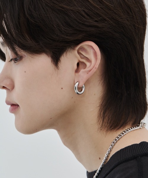 WYZ ピアス 「 金属アレルギー対応 」リングフープピアス