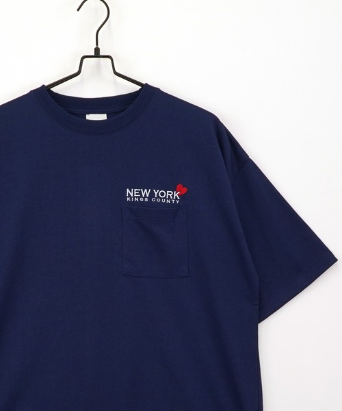 PLAY ブラック 半袖Tシャツ ハート刺繍 tシャツ ワンポイントハート刺繍Tシャツ レディース : ZOZOTOWN