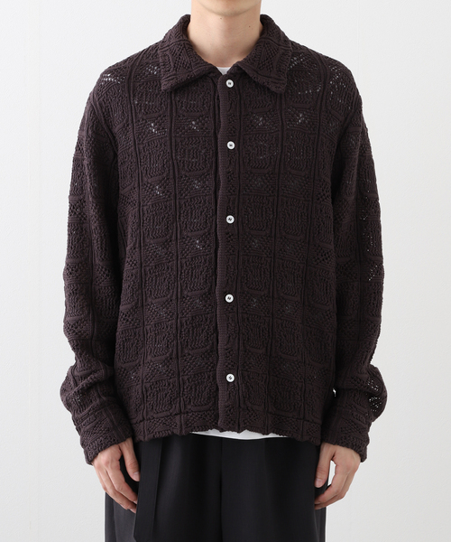 Sefr シャツ Sefr(セファー) MYLES OVERSHIRT SF-25SSM-030 メンズ 