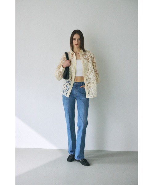 MVS CENTER PRESS STRAIGHT センタープレスストレート MOUSSY（マウジー） ジーンズ デニム デニムパンツ MVS CENTER PRESS