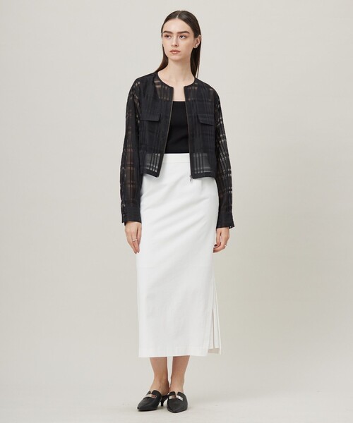 ICB（アイシービー） スカート 「洗える」シェルタリングドライサテン