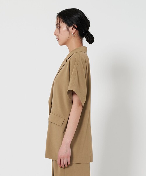 BEAUTY&YOUTH ハーフスリーブドルマンジャケット WEB限定 Wardrobe DAILY MINIMAL】ハーフスリーブ ドルマン