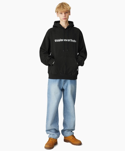 thisisneverthat ネバザ パーカー フーディ グレー M T-Logo Hoodie（パーカー）｜thisisneverthat（ディスイズネバー