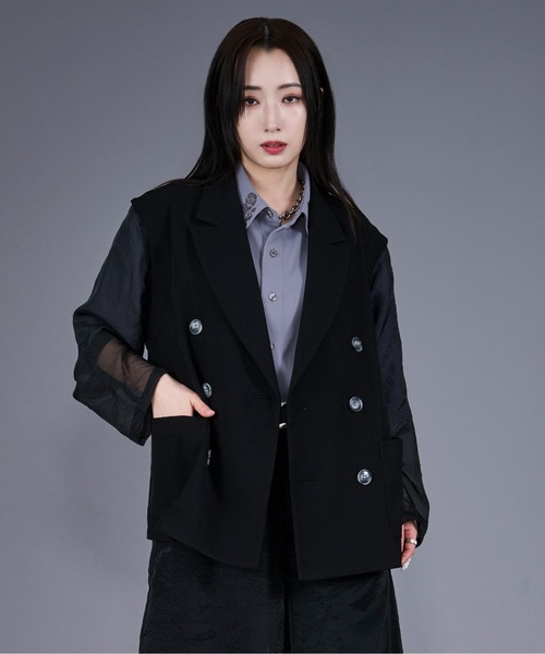 Ellno Loset（エルノロゼット） ジャケット テーラードジャケット 2way