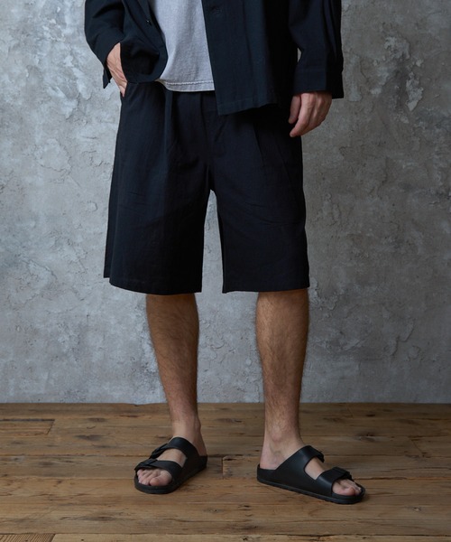 NORTH NO NAME コットン　リネン　ショーツ(ハーフパンツ) NORTH NO NAME コットン リネン ショーツ(ハーフパンツ) NORTH