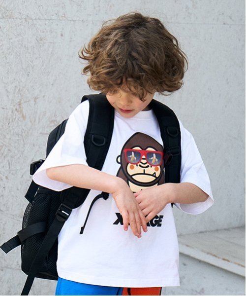 XLARGE KIDS（エクストララージ キッズ） tシャツ サングラスファニー