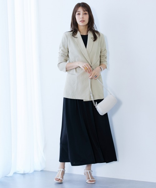 未使用 パーリーゲイツ レディース テーラードジャケット サイズ1 slattgir ジャケット テーラードジャケット 高身長 サッカー素材