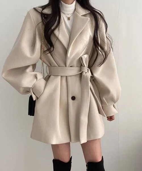 「a lot of love」 ジャケット M ブラック レディース_画像7