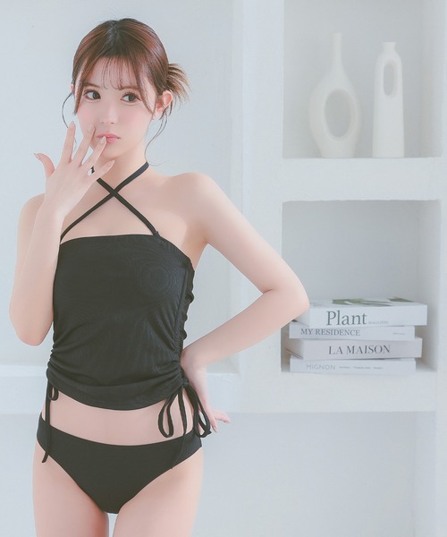 Tika（ティカ） 水着 水着 タンキニ 体型カバー レディーズ 可愛い